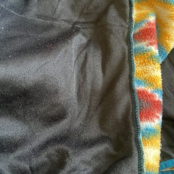 Patagonia Synchilla Snap T Fleece Vest Aztec Pattern gold blue Women jacket Sz S - Picture 13 of 15
